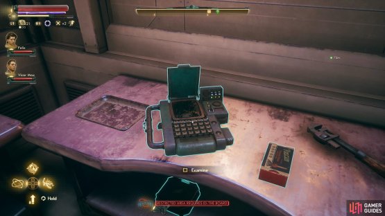 If you want more options earlier, search the cargo yard for a passcode datapad.
