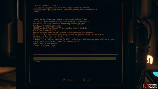 Hack a terminal and you’ll get different options based on your route.