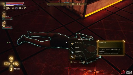 Grab Celeste’s Key off her body