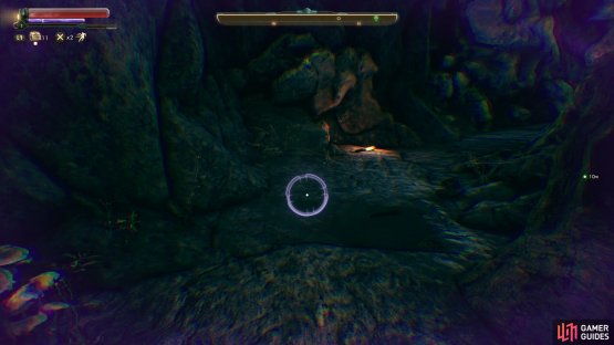 As you pass through a cave you’ll experience some odd side-effects from your extended cryostasis.