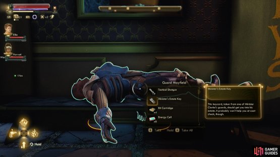 You can also get a guard drunk and steal his “Minster’s Estate Key”, which you’ll have no use for on the Board’s path.