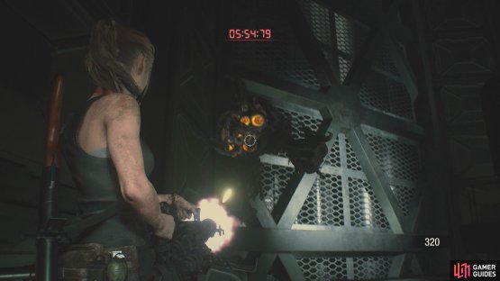 continue shooting the G when he starts climbing to cause him to fall.