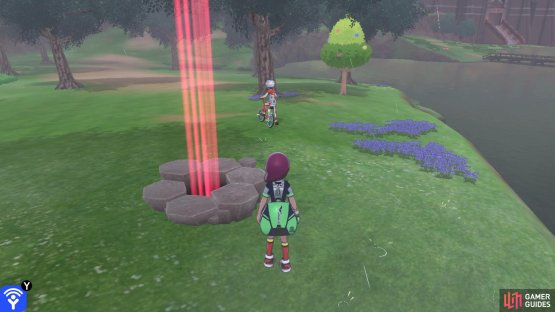 then search south of the first Berry Tree to the north to find Den C.