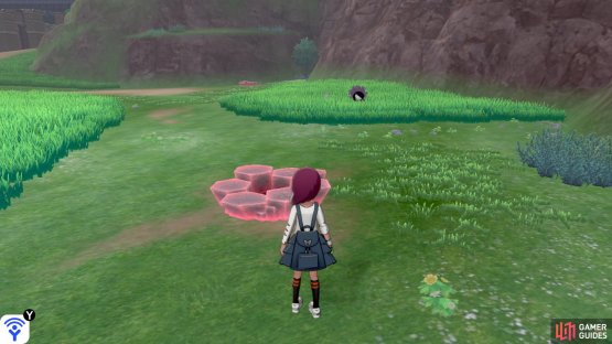 You’ll find Den D on the eastern edge, between grass patches