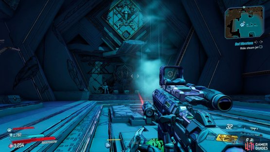 Use the steam in  Quietus Peak to boost you up,