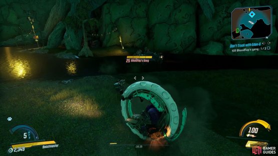 then head to the next waypoint and take out the second lot of Bloodflap’s Gang.