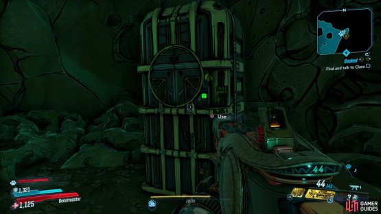 You’ll be able to find the Typhon Dead Drop in the back right corner of the Grotto,