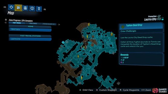 head to the location on the map to find it.