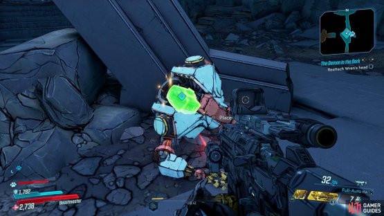 and then head inside the mine and reattach Wren’s head to her body.