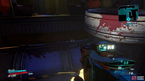 Look for this pipe just before you reach the waypoint