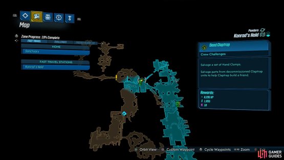 Once you reach the Last-Stand Yard, drop off to the ground below
