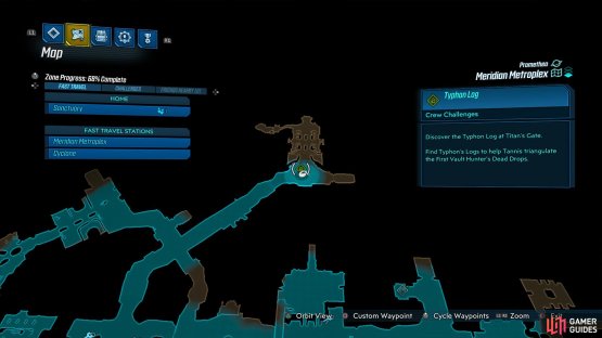 Head to the northern reaches of the map