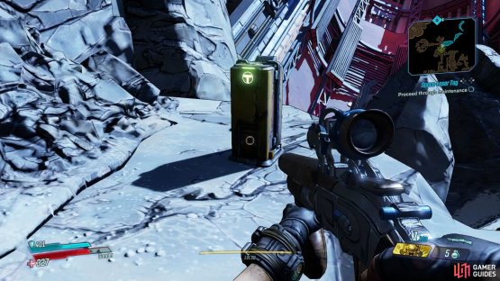 take the side path instead of jumping over.