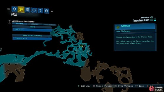 Make your way to Charnel Keep and head west