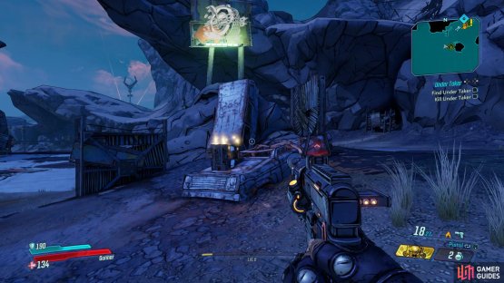 to find this Dead Claptrap just outside.