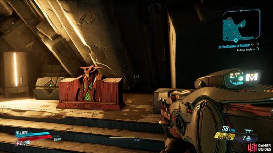 pass through it to find the Red Chest.
