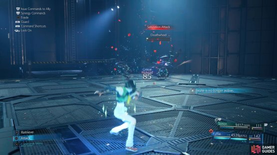 remember to attack the Deathwheel from behind.