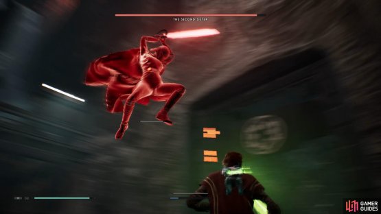 Quickly move out of the way when The Second Sister jumps up