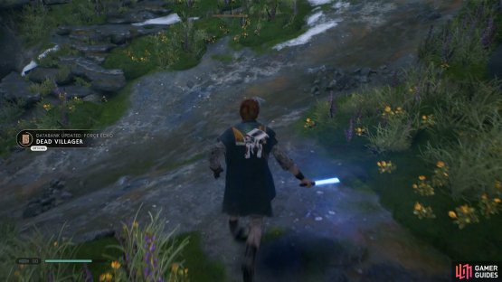 now collect the Dead Villager Echo from the floor.