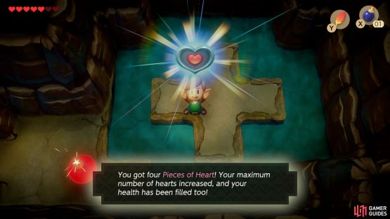 then head through to find a Piece of Heart.