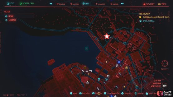 The location of this armor on the map.