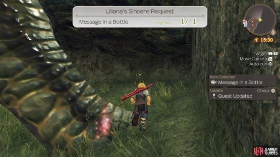 then when it turns around, you’ll find yourself behind it and able to snag the item.