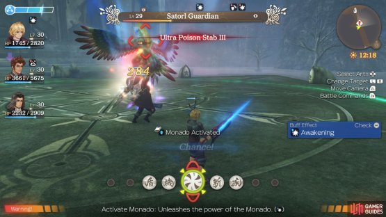 you’ll need Monado Shield at Lv III if you want to block its Talent Art.