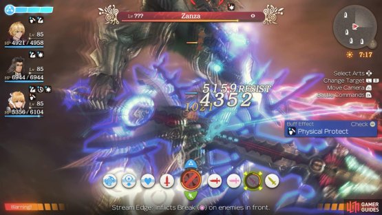 Zanza has no new Arts in phase three and the True Monado is incredibly powerful