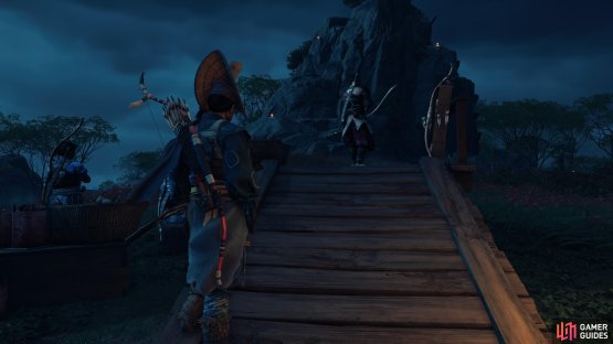 it overlooks the river there.