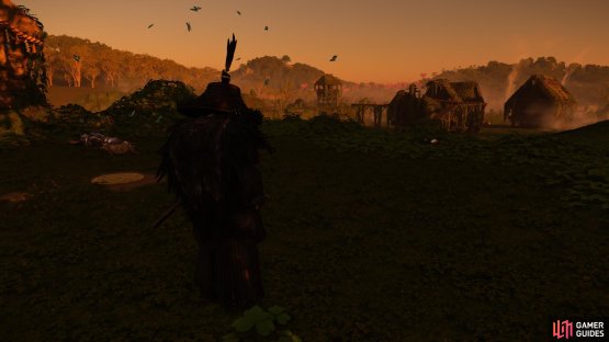 it overlooks the Kidafure Battleground.