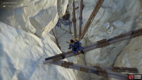 once you begin scaling to the left, you’ll drop down to this log.