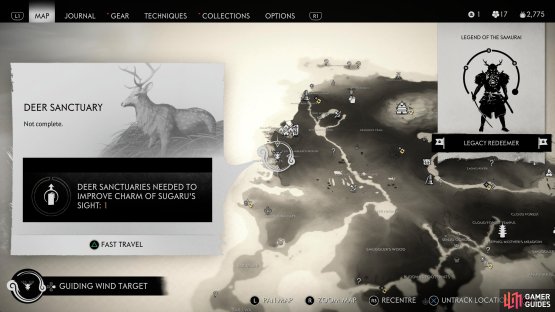 You’ll need to head to the Shattered Cliffs for the second Deer Sanctuary
