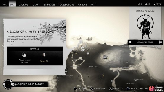 The Memory of an Unfinished Song is found on the edge of Sly Hunter’s Forest