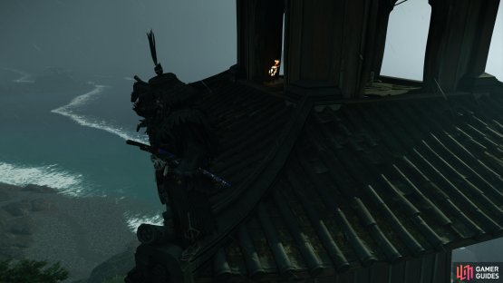you’ll need to deal with a group of Mongols before you can climb the ladders and light the torch.