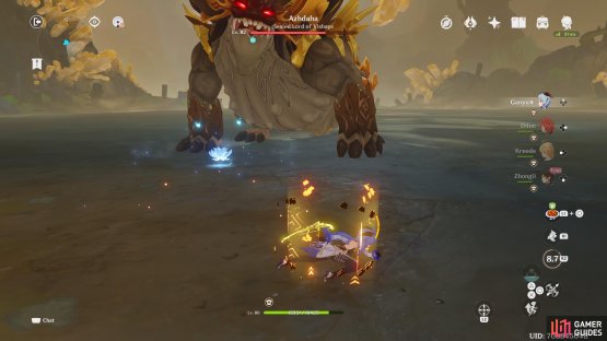 Azhdaha will tilt its head to the side