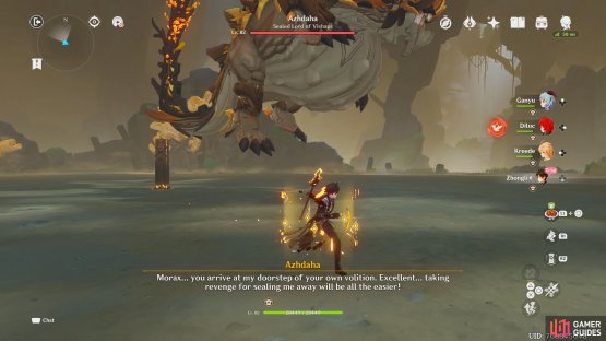 Azhdaha will leap into the air