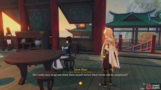 Clerk Zhao will have work for Atsuko.