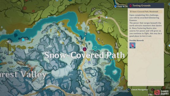 The event locations are shown as a red cross symbol on the map, once one is completed, another will pop up somewhere else