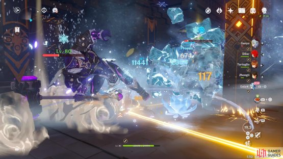 as for the second group, take out the Hydrogunner first, Cryo works especially well against it.