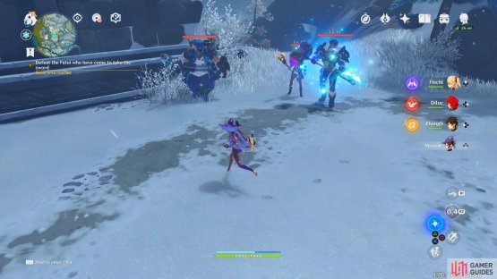 go straight for the Hydrogunner as they can heal their allies. 
