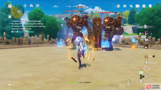 Attack the enemies with a Cryo Element…