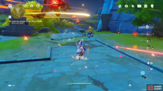 It will often do a spinning slash at the end of its melee combo.