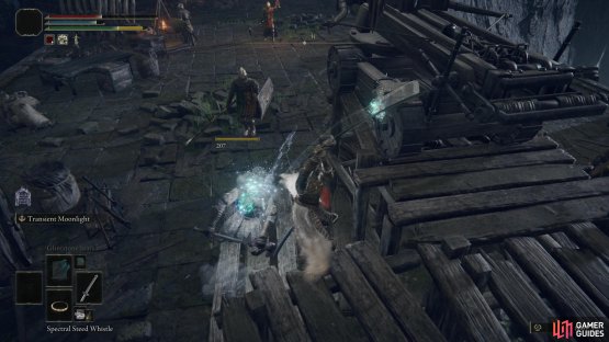 Deal with an undead soldier operating a ballista to make clearing the bridge easier.