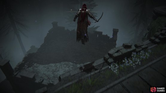 Jump down to a lower building,