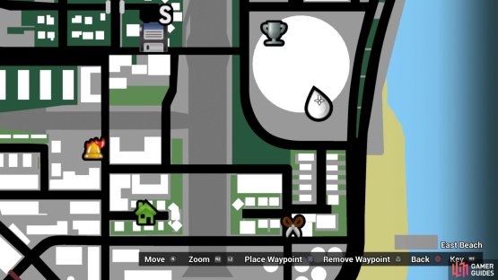 Tag #54 on the map