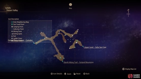 Make your way to the Frozen Valley in Cyslodia