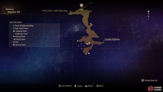 Head to Overseer Hill in Menancia