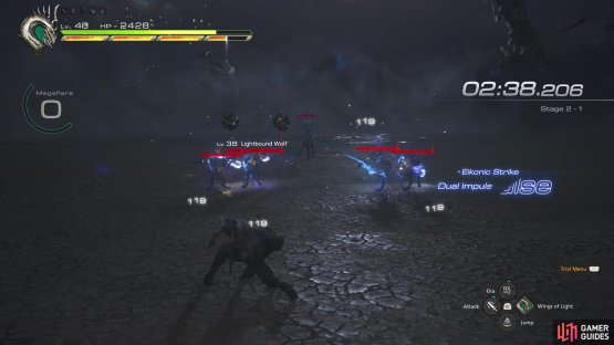 Look to clear the other enemies first before focusing on the Lich in 2-1