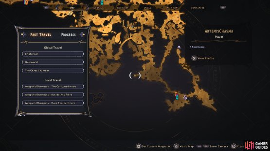 Head to this location of Weepwild Dankness