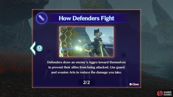 You’ll be in the Defender Role when play switches to Mio